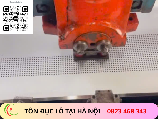 gia công tôn đục lỗ